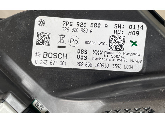 Панель приборов 7P6920880A, 0263677001   Volkswagen Touareg II       