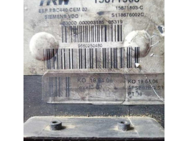 Jednotka ABS 9660250480   Citroen C6 2009