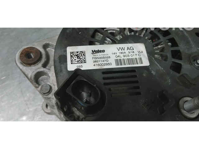 Генератор 04L903017C, 04L903017A   Audi A6 S6 C7 4G      