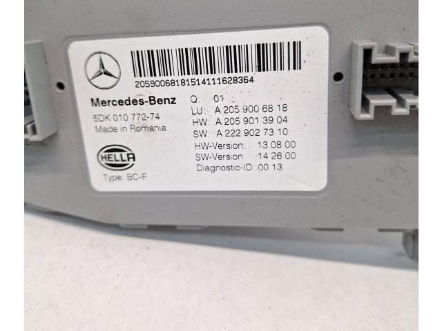   Pojistková skříňka A2059006818, A2229027310   Mercedes-Benz C W205 2016