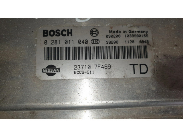 Řídící jednotka 0281011040   Nissan Terrano 2003