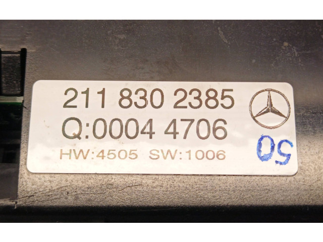 Блок управления климат-контролем 2118302385, 4505SW1   Mercedes-Benz E W211