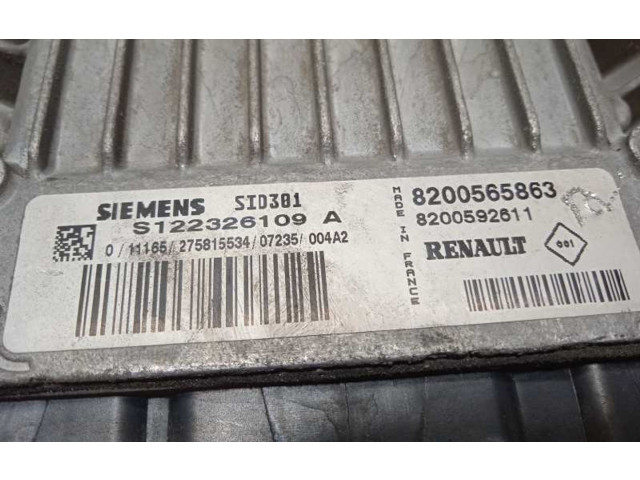 Řídící jednotka 8200565863, S122326109A   Nissan Tiida C11 2008