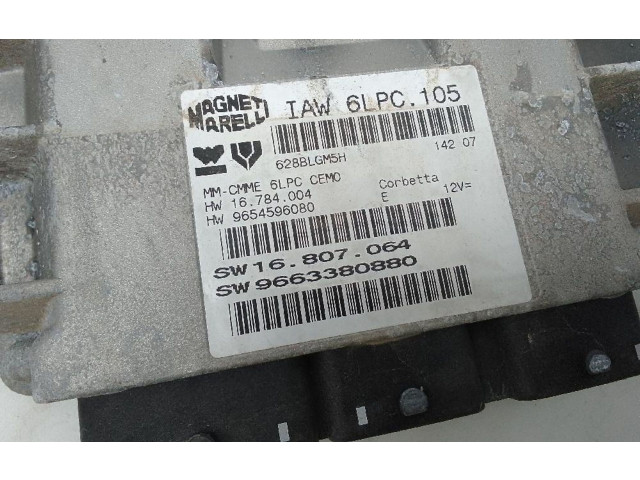 Řídící jednotka 9663380880   Peugeot 207 2006