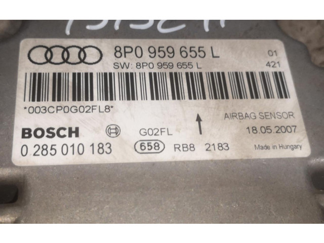 Блок подушек безопасности 8P0959655P, 0285010680   Audi A3 S3 A3 Sportback 8P
