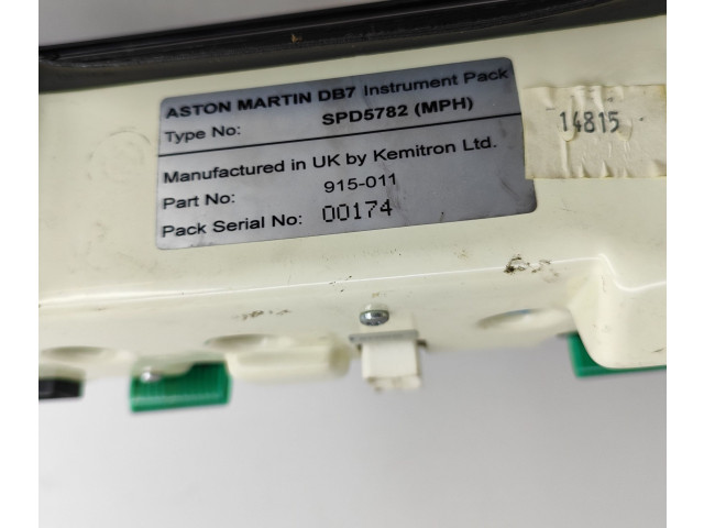 Přístrojová deska  Aston Martin DB7 1995 915011, 3886045  