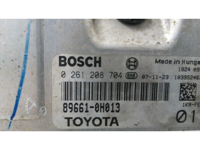 Řídící jednotka 896610H013, 0261208704   Peugeot 107 2005