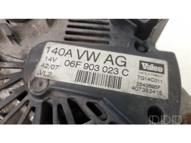 Генератор 06F903023C, 2542695F   Audi A3 S3 8P 1.9     
