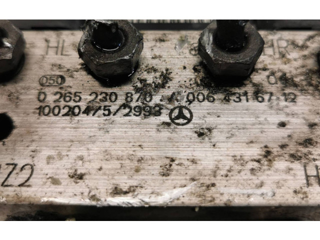 Jednotka ABS 0064316712, 0265230870   Mercedes-Benz A W169 2010