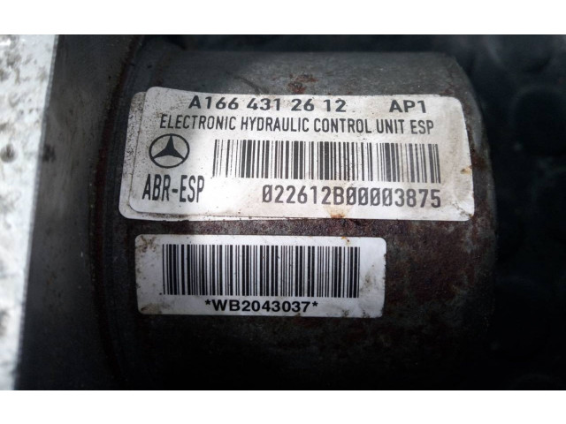 Jednotka ABS A1669014100, A1664312612   Mercedes-Benz ML W164 2011