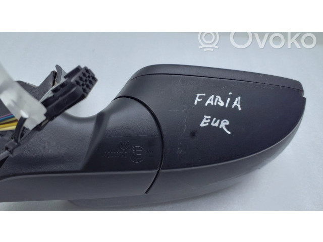 Zpětné zrcátko pravé Skoda Fabia Mk3 (NJ) 2017  6V1857408F, E90411104  