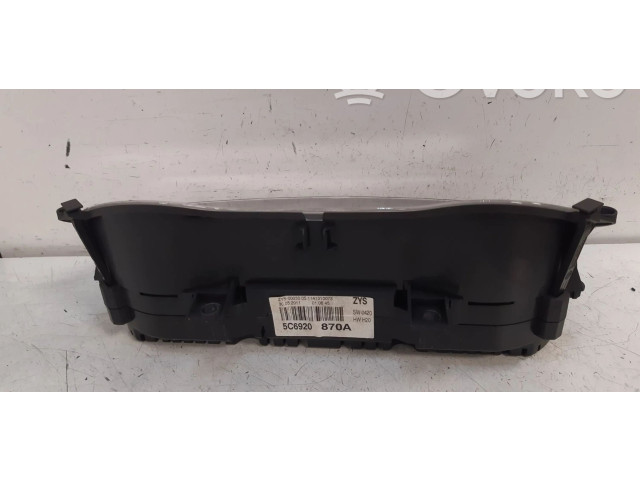 Přístrojová deska  Volkswagen Jetta VI 2011 5C6920870A  