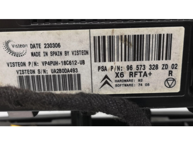Блок управления климат-контролем 96573328ZD, 96573328ZD02   Citroen C6
