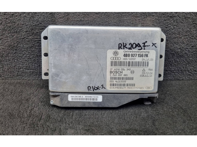 Блок управления коробкой передач 4B0927156FK, 0260002885   Audi A6 S6 C5 4B