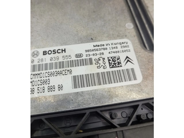 Řídící jednotka 9850563780   Peugeot 308 2023