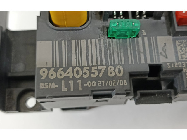 Pojistková skříňka Řídící jednotka BSM 9664055780   Peugeot 207 2008