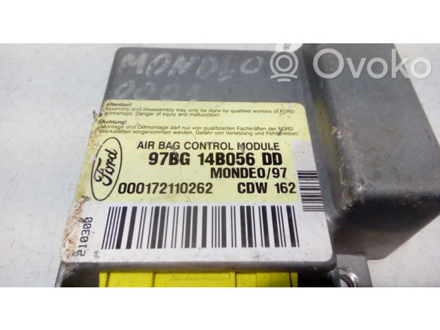 Блок подушек безопасности 97BG14B056DD, 000172110262   Ford Mondeo MK II