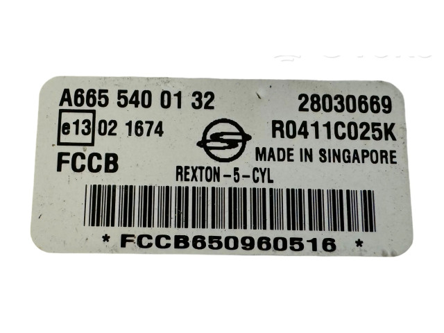 Řídící jednotka A6655400132, 28030669   SsangYong Rexton 2004