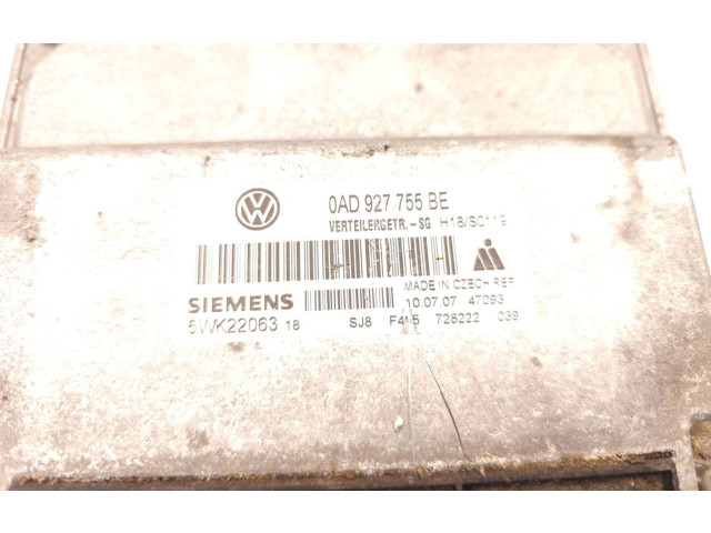 Řídící jednotka 0AD927755BE, 5WK22063   Volkswagen Touareg I 2007