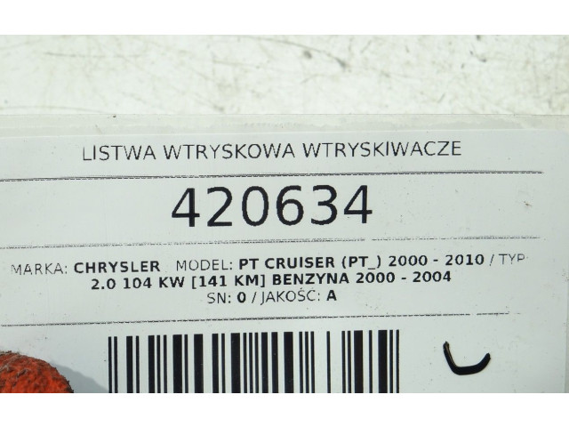 Vstřikovací lišta 0280155976   Chrysler PT Cruiser     