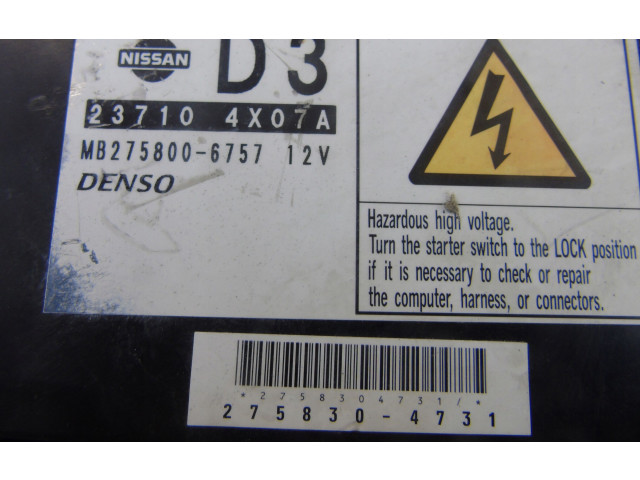 Řídící jednotka 237104X07A   Nissan Navara D40 2004
