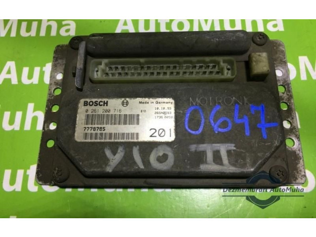 Рулевая рейка  Блок управления двигателем ECU 0261200716, 7778785   Lancia Y10  -  года