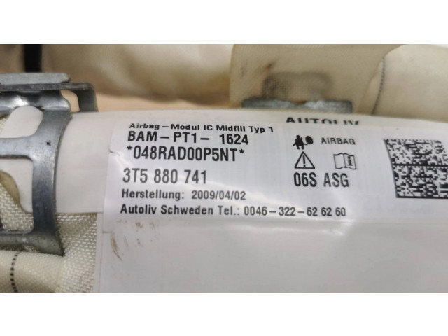 Боковая подушка безопасности 3T5880741, 048RAD00P5NT   Skoda Superb B6 (3T)