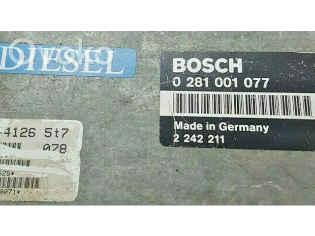 Řídící jednotka 0281001077, 2242211   BMW 3 E30 1990