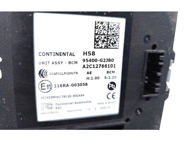 Блок комфорта 95400-G2JB0, A2C12766101   Hyundai Ioniq   