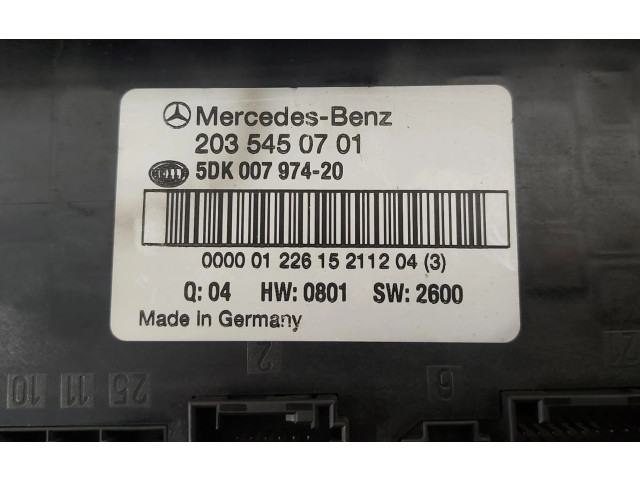   Pojistková skříňka 2035450701   Mercedes-Benz C W203 