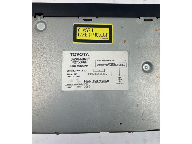 Радио/ проигрыватель CD/DVD / навигация 8627060070, 8627560020    Toyota Land Cruiser (J120)   