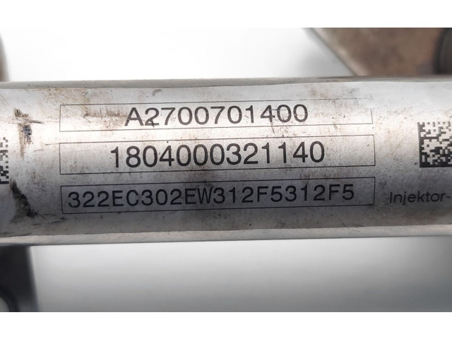 Vstřikovací lišta A2700701400, A2700780645   Mercedes-Benz GLA W156    M270.910 