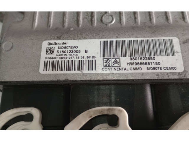Řídící jednotka 9801622880   Peugeot 2008 I 2013