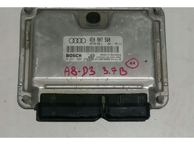 Řídící jednotka 4E0907560, 0261208494   Audi A8 S8 D3 4E 2004