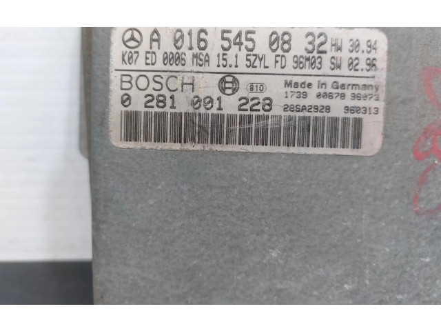 Řídící jednotka A0165450832, 0281001228   Mercedes-Benz C W202 