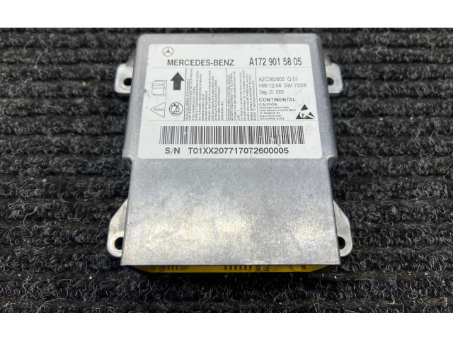 Блок подушек безопасности A1729015805, A2C382605   Mercedes-Benz SLC R172
