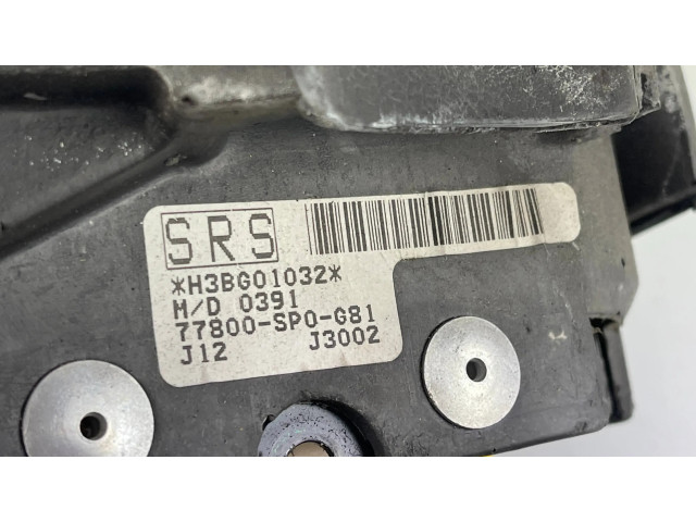 Подушка безопасности водителя 77800SP0G81   Honda Legend