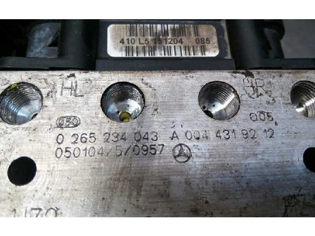 Jednotka ABS 0044319212, 0265234043   Mercedes-Benz A W169 2005
