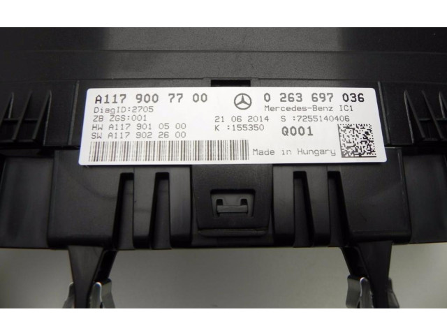 Панель приборов A1179007700, B726   Mercedes-Benz CLA C117 X117 W117       
