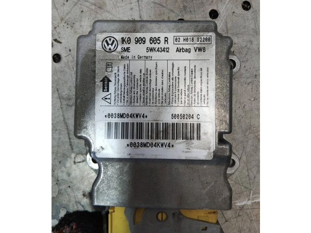 Блок подушек безопасности 1K0909605R, 5WK43412   Volkswagen Golf Plus