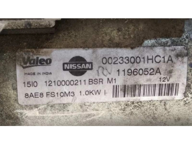 Стартер  00233001HC1A   Nissan Micra C+C