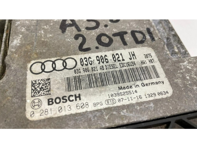 Блок управления двигателя 03G906021JH   Audi A3 S3 A3 Sportback 8P