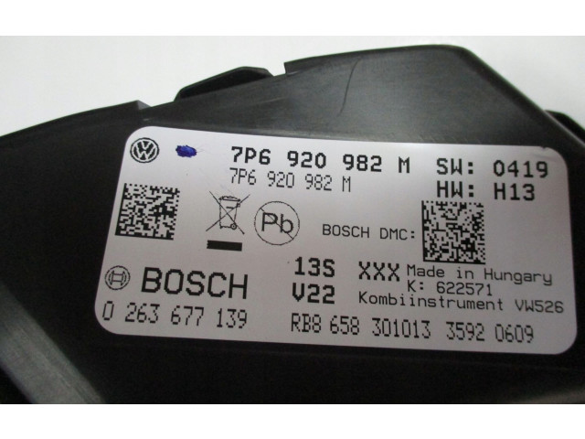 Панель приборов 7P6920982M   Volkswagen Touareg II       