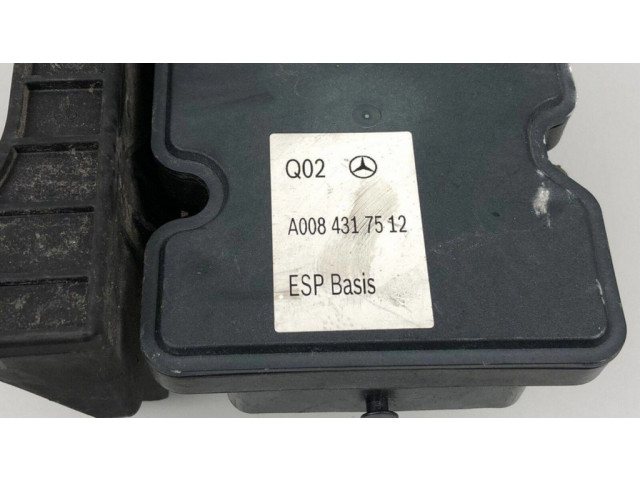 Блок АБС A0084317512   Mercedes-Benz  B W246 W242  2011-2017 года