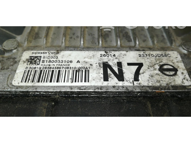 Řídící jednotka 23710JD58C   Nissan Qashqai+2 2009