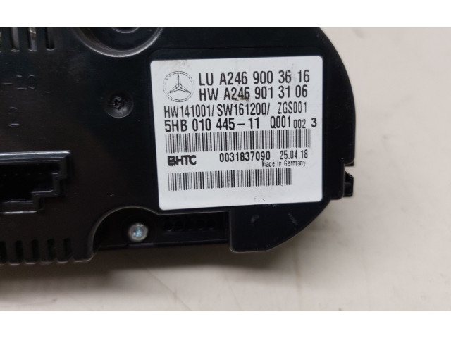 Блок управления климат-контролем A2469003616, A2469013106   Mercedes-Benz CLA C117 X117 W117