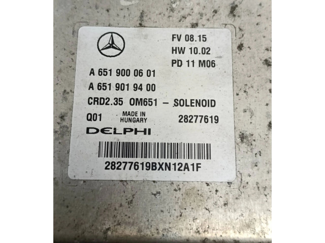 Блок комфорта 28277619, 6519000601   Mercedes-Benz Sprinter W906   