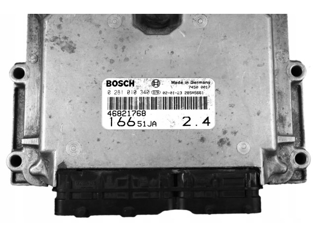 Řídící jednotka 46821768, 0281010340   Alfa Romeo 166 2002