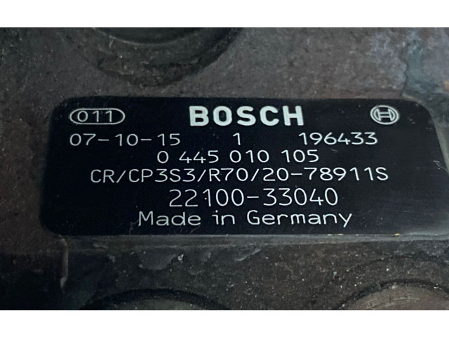 Vstřikovací čerpadlo 2210033040, 0445010105   Toyota Corolla E140 E150     