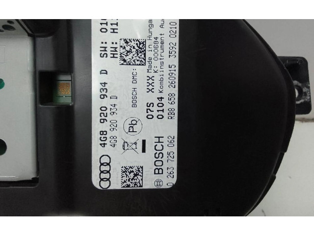 Панель приборов 4G8920934   Audi A6 Allroad C7       